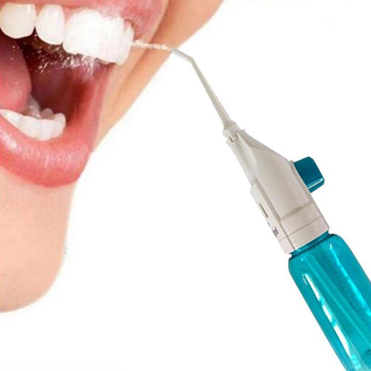 Dual Oral & Nasal Irrigator Portable Water Flosser Cordless Dental Teeth Nose Cleaning Jet Oral Hygiene Irrigation Cleaner 90Ml